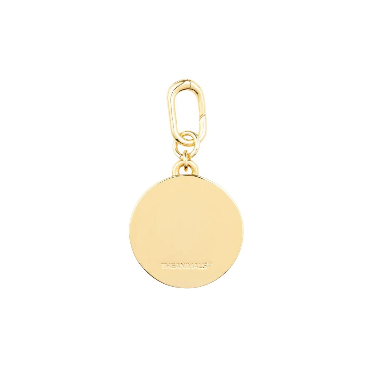 Disque gold necklace charm by THE ANIMALS