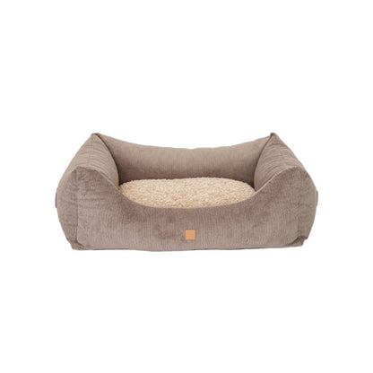 Dog bed in brown corduroy by PET & Co.