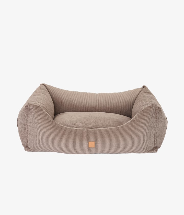 Dog bed in brown corduroy by PET & Co.