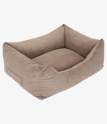Dog bed in brown corduroy by PET & Co.