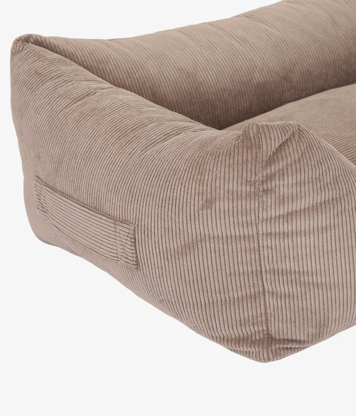 Dog bed in brown corduroy by PET & Co.